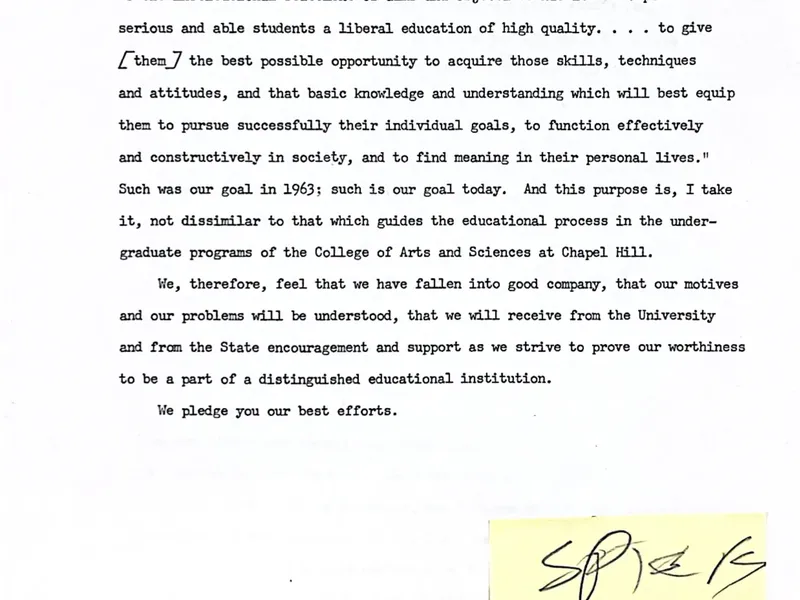 1969-1970 Speir Convocation Remarks